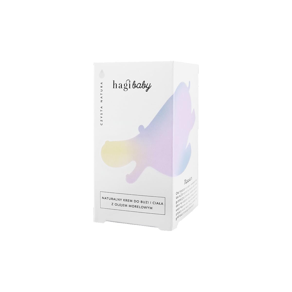 Hagi Naturalny Krem do ciała i twarzy z olejem morelowym 50 ml – Organic Face & Body Moisturizer with Apricot Oil - görsel 1