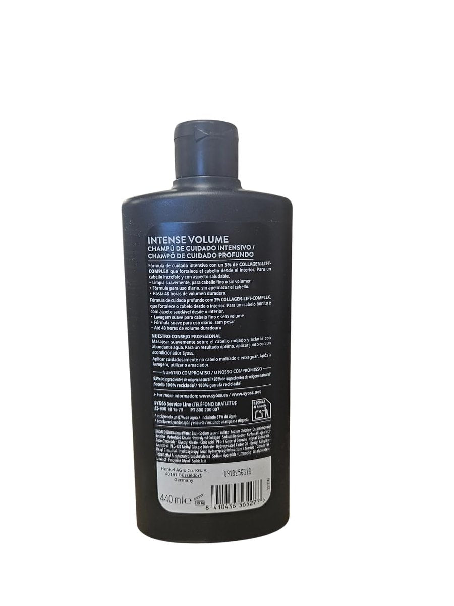 Syoss Volume Shampoo for Fine Flat Hair – 400 ml - görsel 3