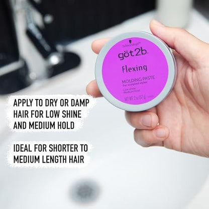 Got2B Flexing Molding Paste – 2 oz Strong Hold & Flexible Styling