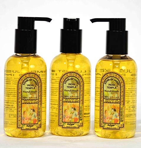 Song of India India Temple Hand Wash 200 ml (Set of 3) - Traditional Ayurvedic Liquid Soap - görsel 2