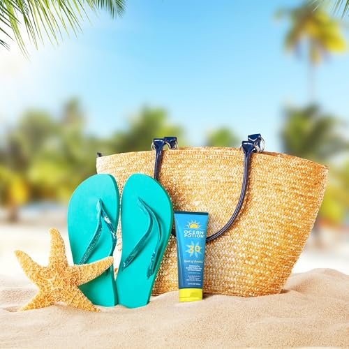 Ocean Potion SPF 30 Sunscreen Body Lotion - Broad Spectrum UVA/UVB Protection with Aloe and Vitamin E, Water-Resistant Non-Greasy Travel Size, 3.4 oz - görsel 13
