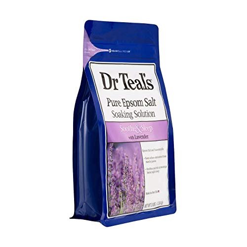 Dr. Teal's Epsom Salt Bath Variety Gift Set (2 Pack, 3lbs Each) – Soothe & Sleep with Lavender, Soften & Nourish with Milk & Honey – Essential Oils Moisturize Skin & Ease Aches & Pains - görsel 4