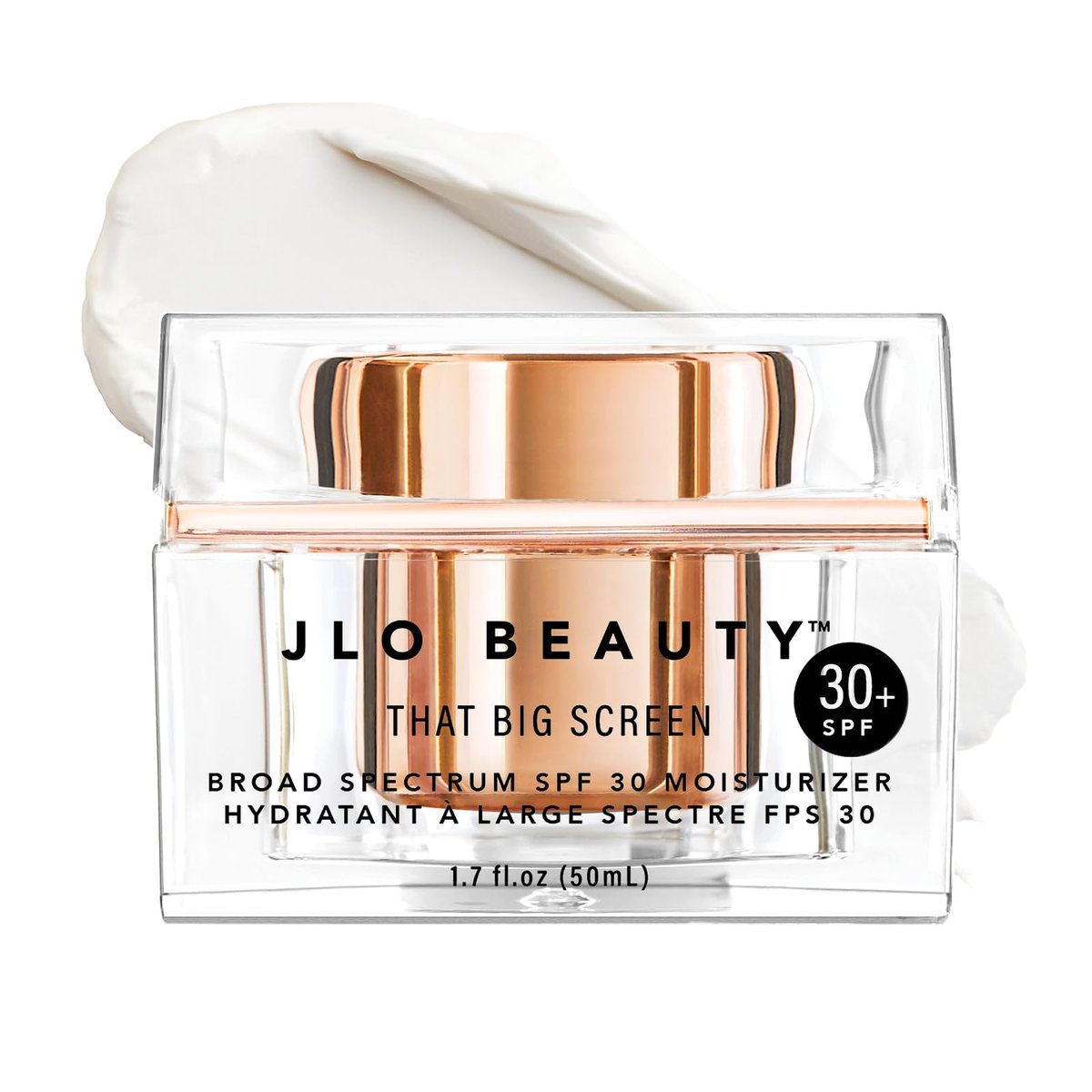 JLO BEAUTY That Big Screen Broad Spectrum SPF 30 Face Moisturizer, Lightweight Daily Hydrating Sunscreen with Hyaluronic Acid & Antioxidants, 1.7 FL Oz Avelisse