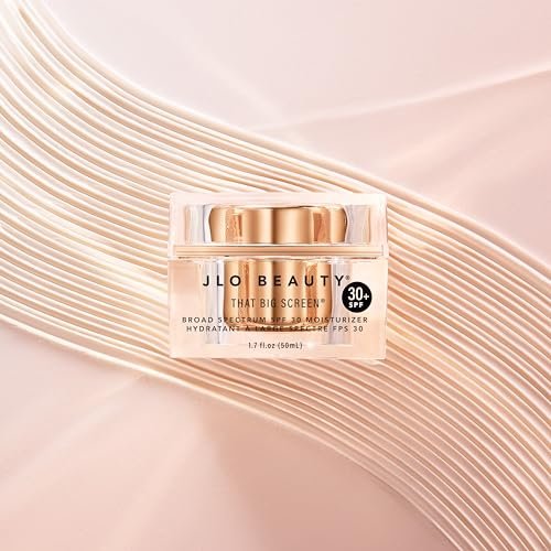 JLO BEAUTY That Big Screen Broad Spectrum SPF 30 Face Moisturizer, Lightweight Daily Hydrating Sunscreen with Hyaluronic Acid & Antioxidants, 1.7 FL Oz Avelisse
