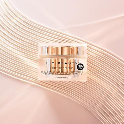 JLO BEAUTY That Big Screen Broad Spectrum SPF 30 Face Moisturizer, Lightweight Daily Hydrating Sunscreen with Hyaluronic Acid & Antioxidants, 1.7 FL Oz Avelisse