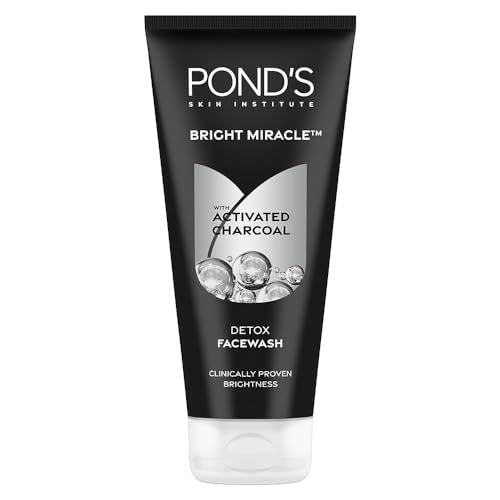 POND'S Bright Miracle Activated Charcoal Detox Facewash 200g – Deep Clean & Brighten - görsel 1
