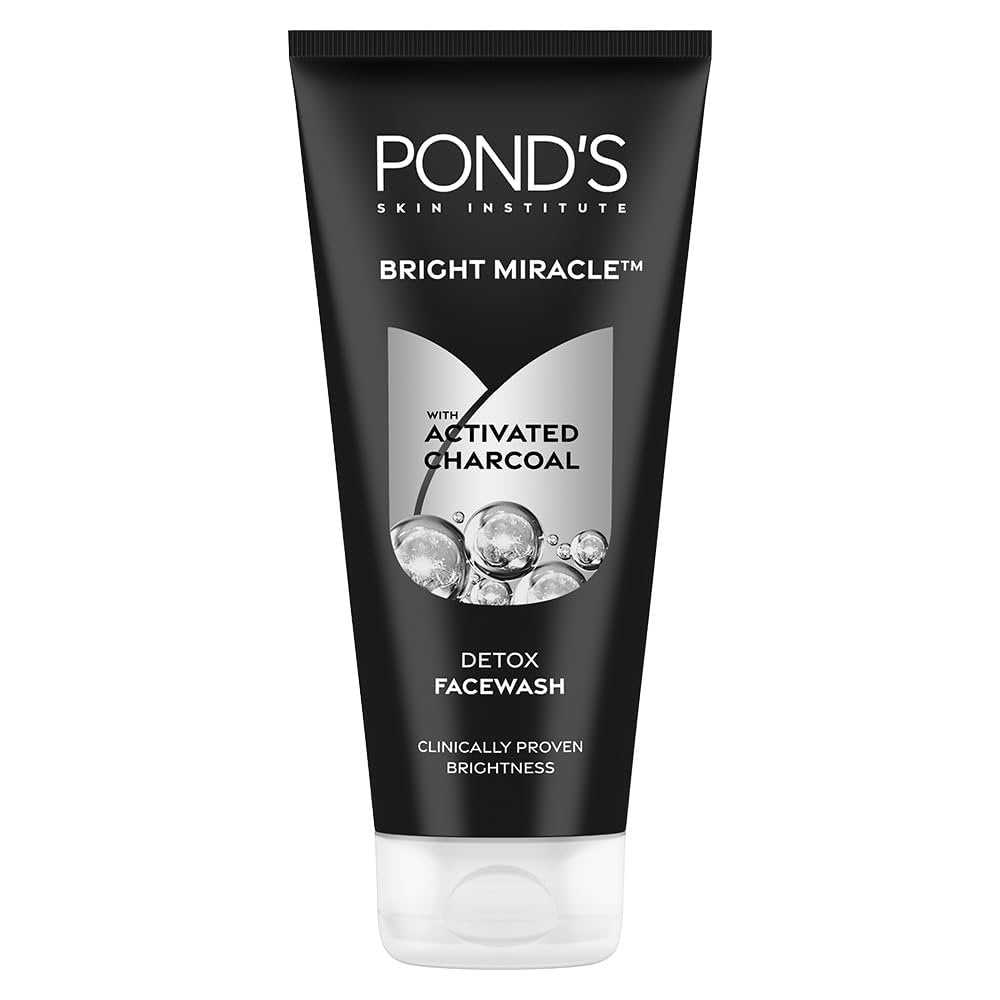 POND'S Bright Miracle Activated Charcoal Detox Facewash 200g – Deep Clean & Brighten - görsel 2