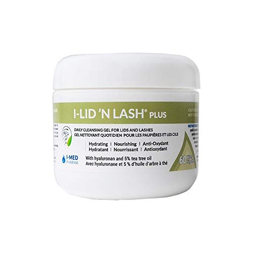 I-Med Pharma I-Lid 'N Lash Plus Daily Cleansing Gel for Lids and Lashes (60 Wipes) Avelisse