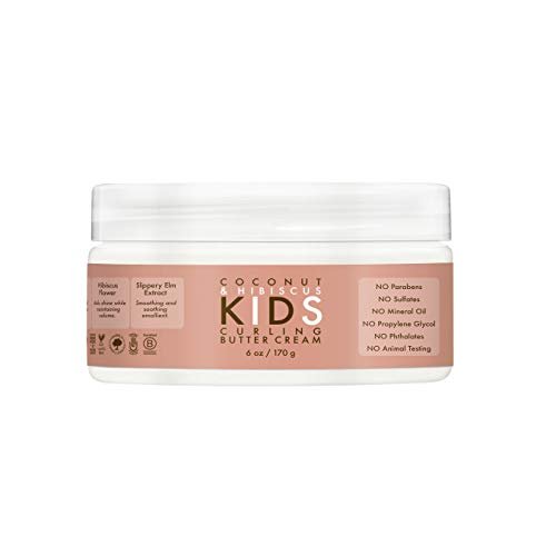 SheaMoisture Kids Extra Moisturizing Detangler, 2-In-1 Curl & Shine Coconut Hibiscus Shampoo & Conditioner, and Curling Butter Cream for Curly Hair (3 Count) Avelisse