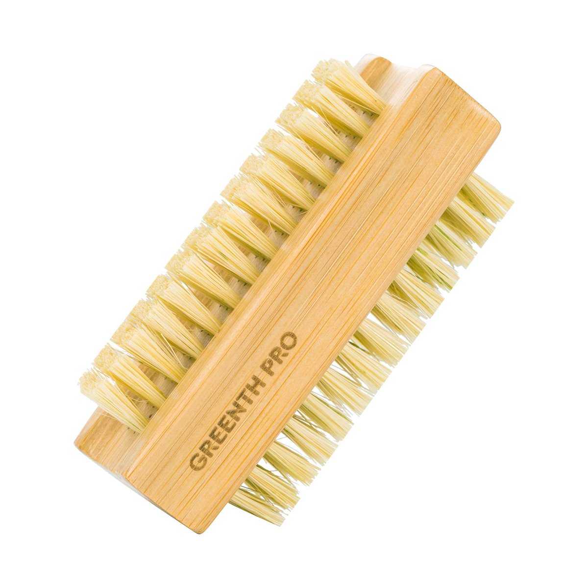 GREENTH PRO Bamboo Nail Brush – 2-Pack Two-Sided Firm Natural Wooden Sisal Scrub Brush for Toes and Nails - görsel 5