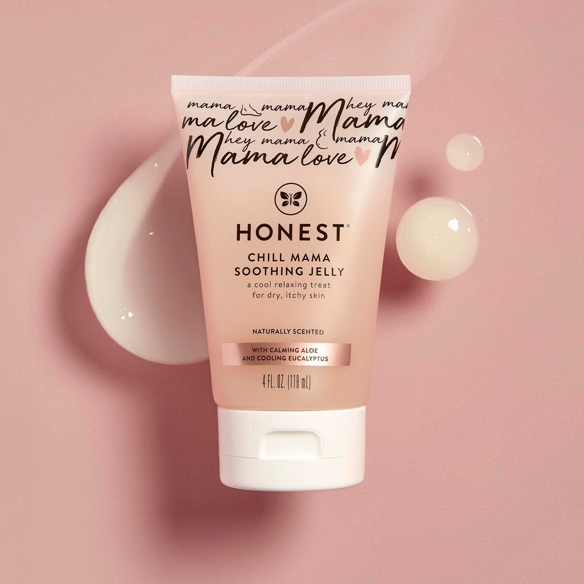 The Honest Company Mama Chill Soothing Jelly - Cooling Formula for Itchy Dry Growing Belly, Aloe & Eucalyptus Infused, 4 fl oz - görsel 5