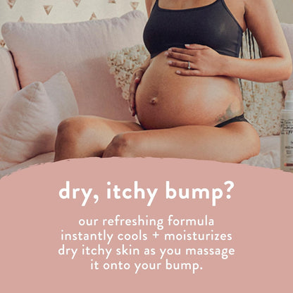 The Honest Company Mama Chill Soothing Jelly - Cooling Formula for Itchy Dry Growing Belly, Aloe & Eucalyptus Infused, 4 fl oz