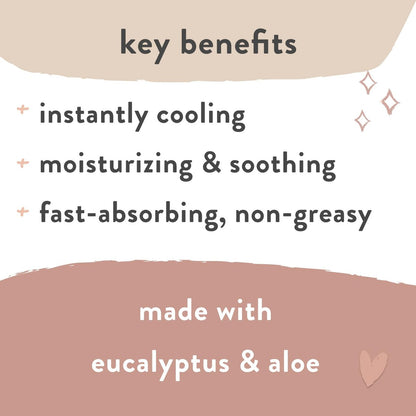 The Honest Company Mama Chill Soothing Jelly - Cooling Formula for Itchy Dry Growing Belly, Aloe & Eucalyptus Infused, 4 fl oz