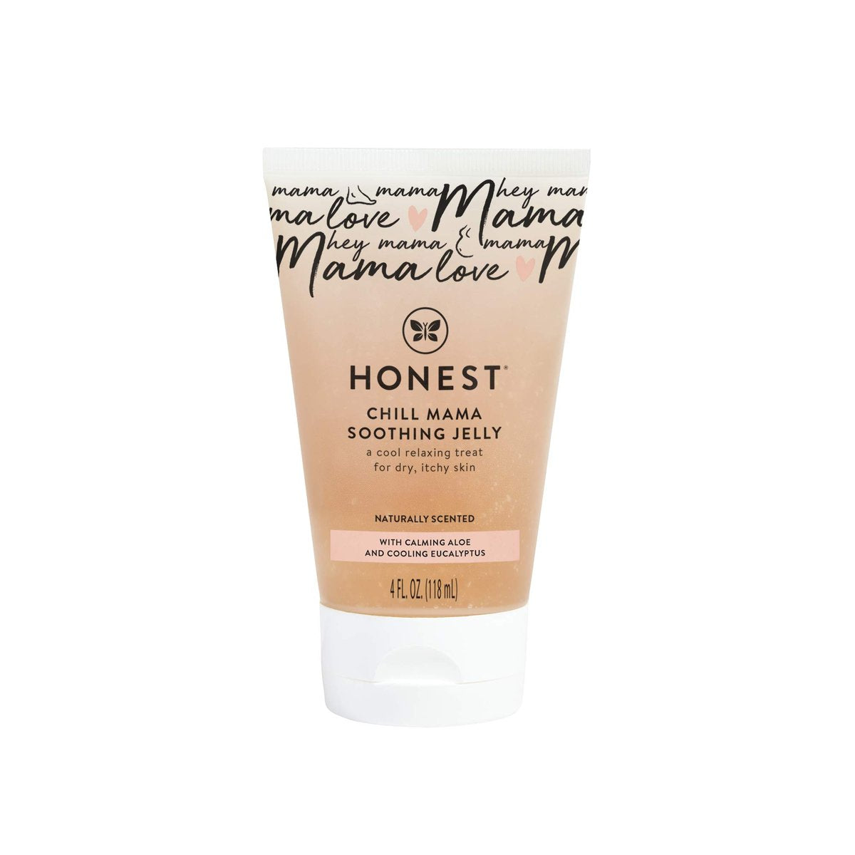 The Honest Company Mama Chill Soothing Jelly - Cooling Formula for Itchy Dry Growing Belly, Aloe & Eucalyptus Infused, 4 fl oz - görsel 1