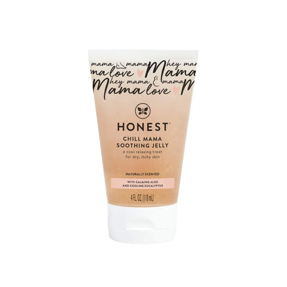 The Honest Company Mama Chill Soothing Jelly - Cooling Formula for Itchy Dry Growing Belly, Aloe & Eucalyptus Infused, 4 fl oz