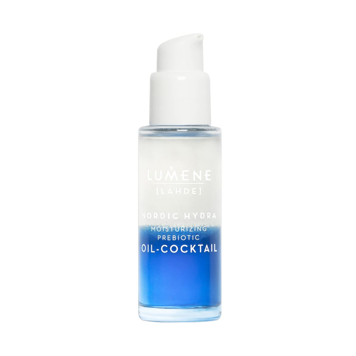 Lumene Nordic Hydra Moisturizing Prebiotic Oil-Cocktail - Nurturing Bi-Phase Face Oil for Dehydrated Skin & Skin Barrier Repair, Essential Nordic Mix & Hydrating Oil for Dry Skin, 30ml - görsel 1