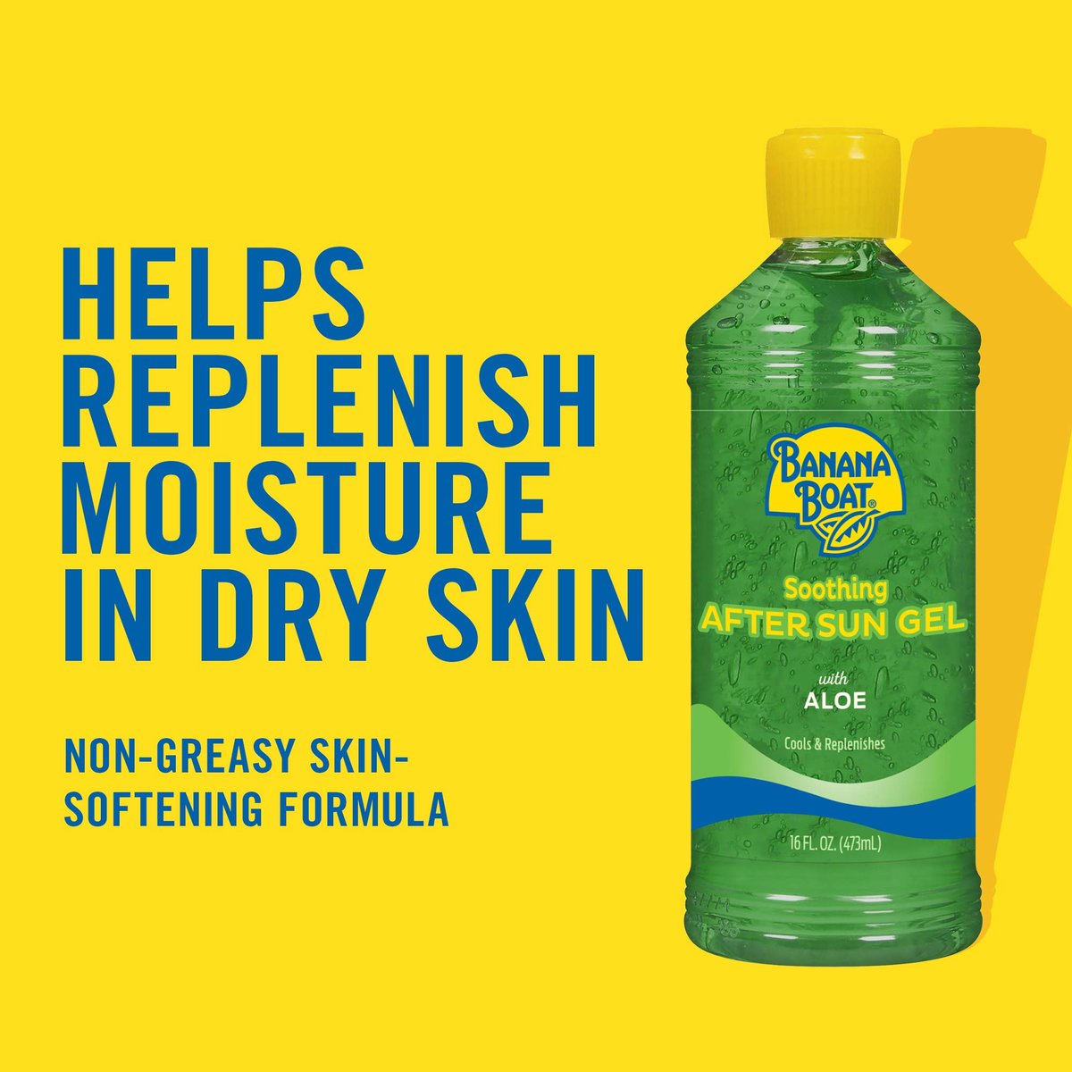 Banana Boat Soothing After Sun Gel with Aloe Twin Pack – 16 fl oz Each, Sunburn Relief & After Sun Care - görsel 3