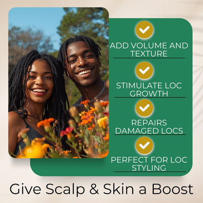 Lion Locs Sea Salt Spray for Locs & New Dreadlocks – Starter Twist & Retwist Texturizing Hair Spray – Vegan, Residue Free, Lightweight Hold with Jojoba & Argan Oils (4oz) Avelisse