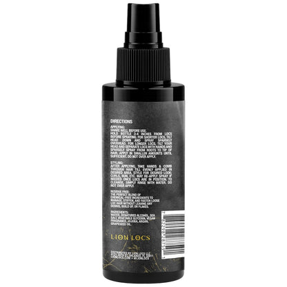Lion Locs Sea Salt Spray for Locs & New Dreadlocks – Starter Twist & Retwist Texturizing Hair Spray – Vegan, Residue Free, Lightweight Hold with Jojoba & Argan Oils (4oz) Avelisse