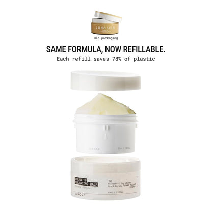 JUNO & Co. Clean 10 Cleansing Balm - 10 Ingredient Makeup Remover, 85g/3.0oz Avelisse