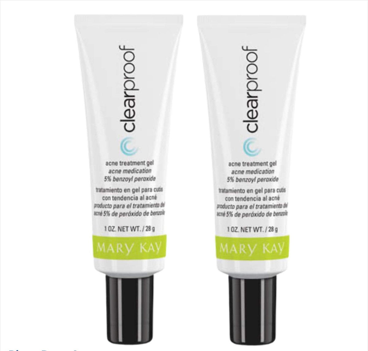 Mary Kay Clearproof Acne Treatment Gel - 2 Pack, 1 fl oz Each - Targeted Acne Gel for Clearer Skin Avelisse