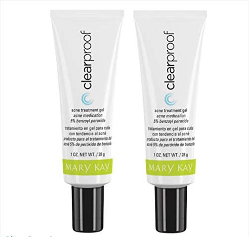 Mary Kay Clearproof Acne Treatment Gel - 2 Pack, 1 fl oz Each - Targeted Acne Gel for Clearer Skin Avelisse