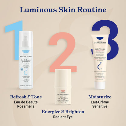 Embryolisse Lait Creme Concentre Sensitive Face Moisturizer and Makeup Primer, Hypoallergenic Fragrance-Free Face Cream with Aloe Vera and Shea Butter, 3.38 Fl Oz