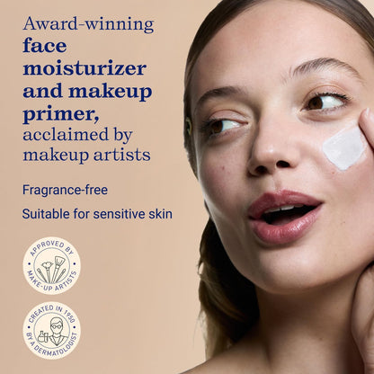 Embryolisse Lait Creme Concentre Sensitive Face Moisturizer and Makeup Primer, Hypoallergenic Fragrance-Free Face Cream with Aloe Vera and Shea Butter, 3.38 Fl Oz