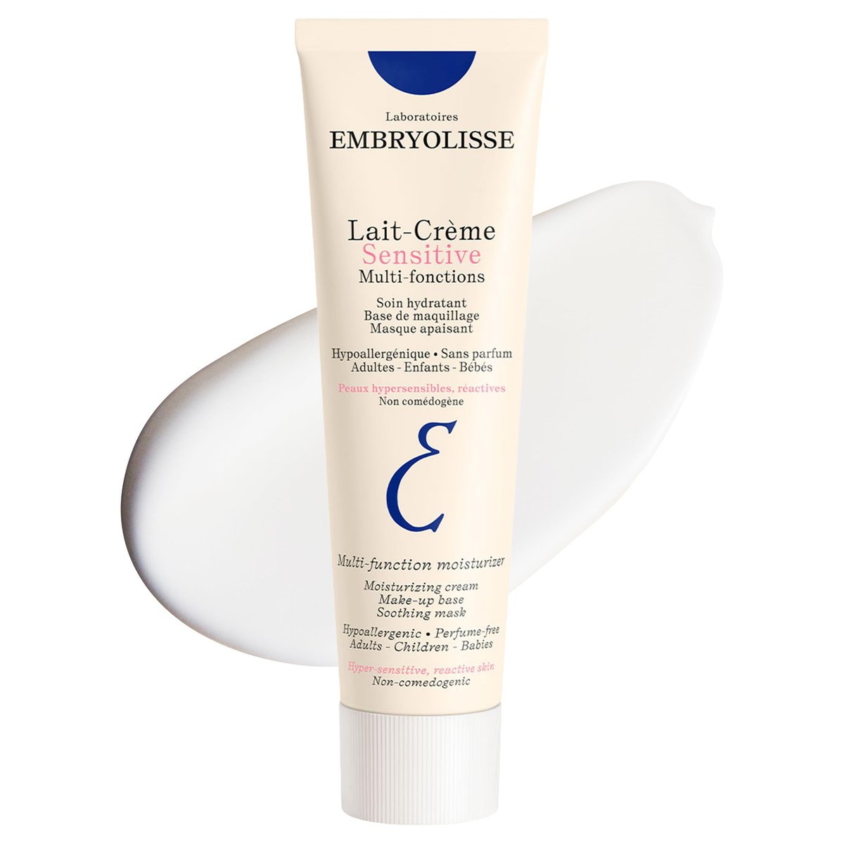 Embryolisse Lait Creme Concentre Sensitive Face Moisturizer and Makeup Primer, Hypoallergenic Fragrance-Free Face Cream with Aloe Vera and Shea Butter, 3.38 Fl Oz - görsel 2