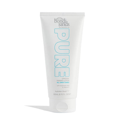 Bondi Sands PURE Gradual Tanning Lotion – Hydrating Hyaluronic Acid, Fragrance Free, Vegan, Cruelty Free, 200 mL Avelisse