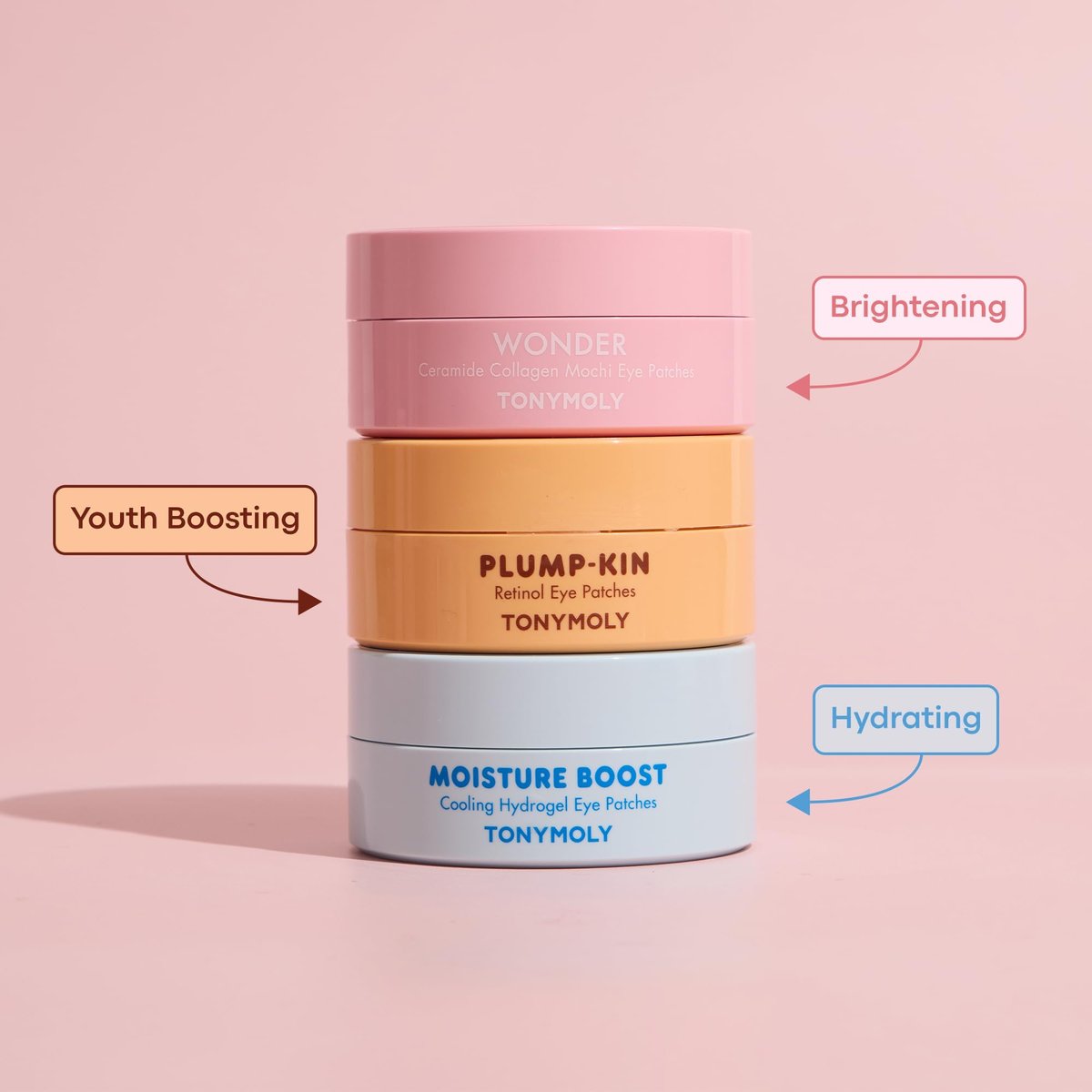 TONYMOLY Moisture Boost Cooling Hydrogel Eye Patches – Hydrating & Refreshing Under Eye Patches with Hyaluronic Acid, Spirulina & Plankton, 30 Pairs Avelisse