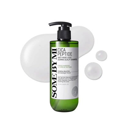 SOME BY MI Cica Peptide Derma Scalp Shampoo – Strengthening & Hydrating Shampoo for Thinning Hair & Sensitive Scalp – Korean Haircare 9.63 fl oz Avelisse
