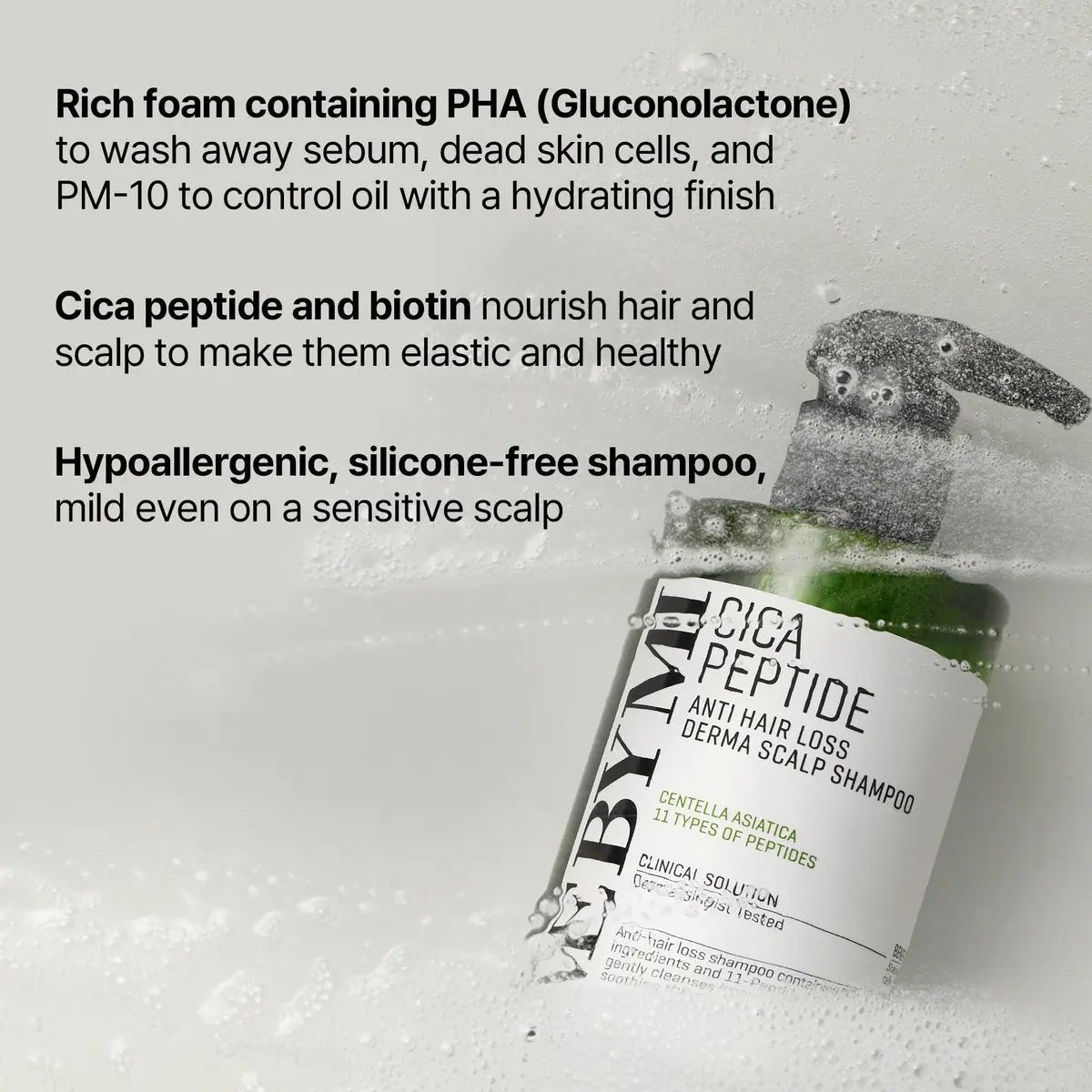 SOME BY MI Cica Peptide Derma Scalp Shampoo – Strengthening & Hydrating Shampoo for Thinning Hair & Sensitive Scalp – Korean Haircare 9.63 fl oz Avelisse