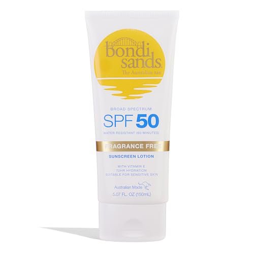 Bondi Sands Fragrance Free Sunscreen Body Lotion SPF 50 – Hydrating Broad Spectrum Protection, Sheer & Water Resistant (5.07 Oz/150 mL) - görsel 1