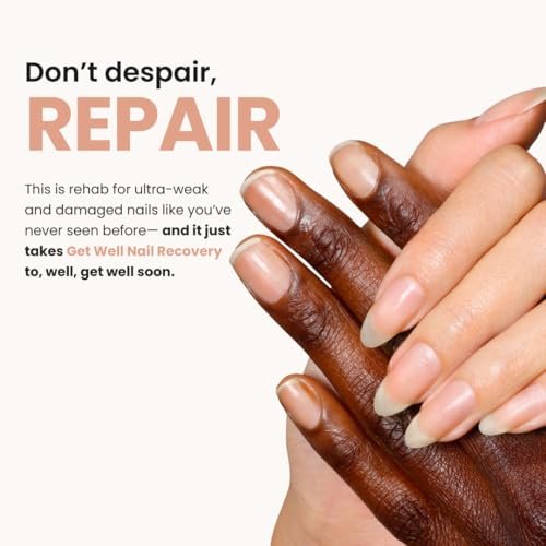 LONDONTOWN Get Well Nail Recovery - Strengthening Nail Care Repair Treatment for Weak Damaged Nails, Clear, 0.4 fl oz - görsel 6