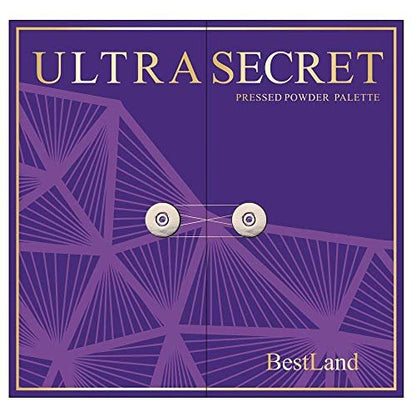 BestLand 72 Colors Ultra Secret Eyeshadow Palette – Matte, Shimmer & Glitter Nude Makeup Palette