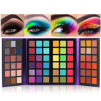 BestLand 72 Colors Ultra Secret Eyeshadow Palette – Matte, Shimmer & Glitter Nude Makeup Palette