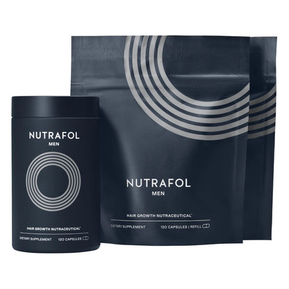 Nutrafol Men's Hair Growth Supplements – Clinically Tested for Thicker Hair & Scalp Coverage – Dermatologist Recommended – 3 Month Supply (Pack of 3) Avelisse