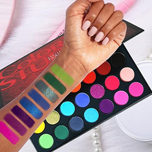 MYUANGO Color Studio Eyeshadow Palette – 35 Highly Pigmented Matte & Shimmer Shades, Waterproof & Blendable, Cruelty-Free Makeup Palette - görsel 8