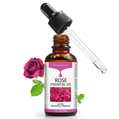 Rose Essential Oil Face Moisturizer - Nourishing Facial Oil for Women, 30ml
