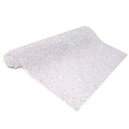 Glitter Nail Art Table Mat | Shiny Manicure Desk Pad & Hand Rest Pillow (15.5x9.4 Inch)
