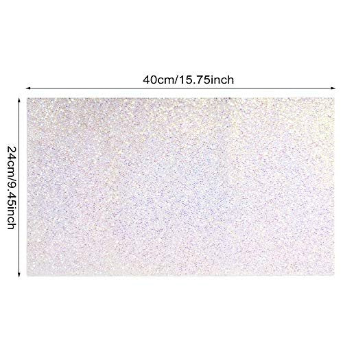 Glitter Nail Art Table Mat | Shiny Manicure Desk Pad & Hand Rest Pillow (15.5x9.4 Inch) - görsel 4
