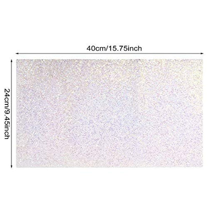 Glitter Nail Art Table Mat | Shiny Manicure Desk Pad & Hand Rest Pillow (15.5x9.4 Inch)
