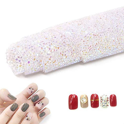 Glitter Nail Art Table Mat | Shiny Manicure Desk Pad & Hand Rest Pillow (15.5x9.4 Inch)