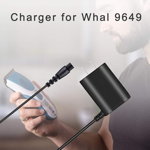 WUKUR 3.5V Charger Replacement for Wahl 9649 9649P Color Pro Cordless Hair Clipper Trimmer Power Cord - görsel 5