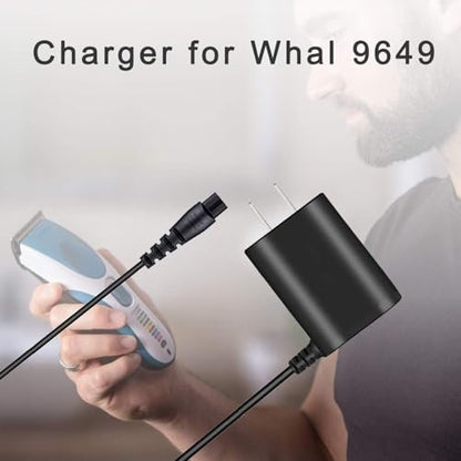 WUKUR 3.5V Charger Replacement for Wahl 9649 9649P Color Pro Cordless Hair Clipper Trimmer Power Cord