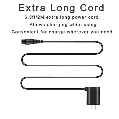 WUKUR 3.5V Charger Replacement for Wahl 9649 9649P Color Pro Cordless Hair Clipper Trimmer Power Cord