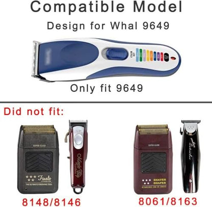 WUKUR 3.5V Charger Replacement for Wahl 9649 9649P Color Pro Cordless Hair Clipper Trimmer Power Cord