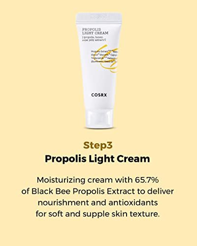 COSRX Honey Glow Kit - Korean Skin Care Set with Propolis Facial Toner, Serum & Cream, Mini Travel Essentials, Deep Moisture, Hydration, Nourishment, Travel Size Gift Set Avelisse