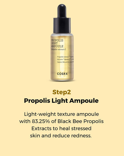 COSRX Honey Glow Kit - Korean Skin Care Set with Propolis Facial Toner, Serum & Cream, Mini Travel Essentials, Deep Moisture, Hydration, Nourishment, Travel Size Gift Set Avelisse